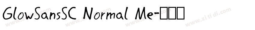 GlowSansSC Normal Me字体转换
